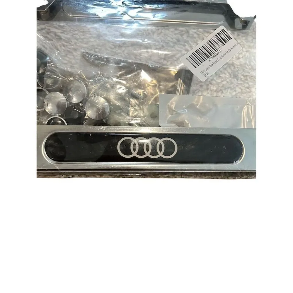 Audi License Plate Frame Silver Chrome Stainless Steel Officially Licensed - Picture 2 of 3
